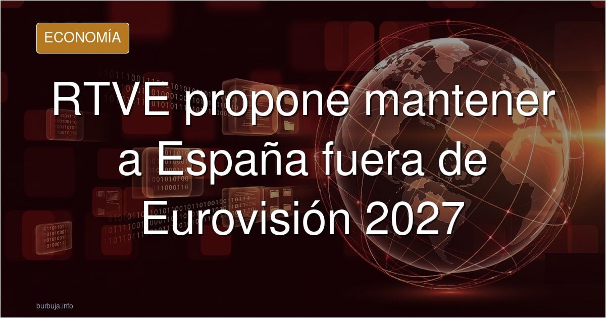 Escenario vacío de Eurovisión con un micrófono apagado