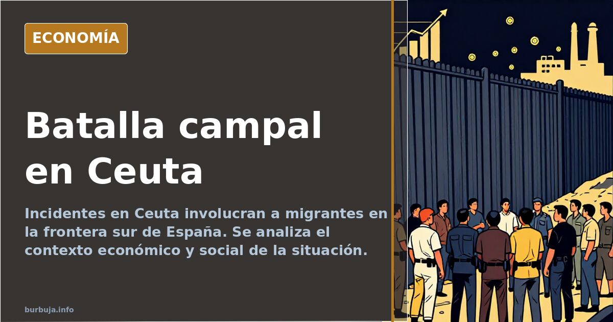 Batalla campal en Ceuta