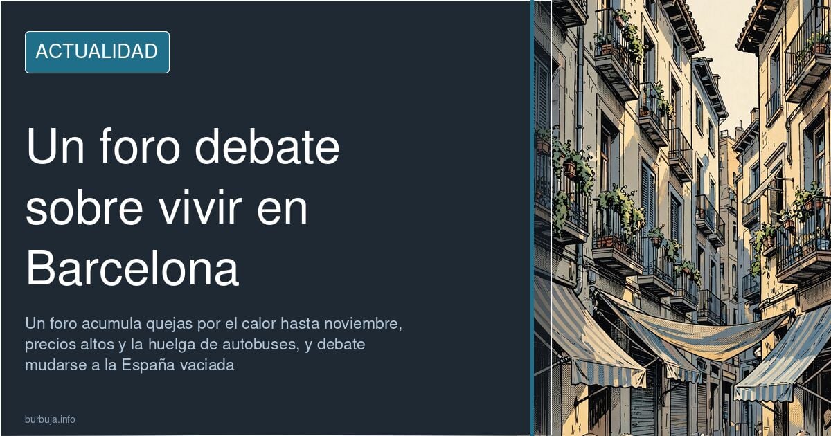 Una calle de Barcelona en una jornada de finales de septiembre