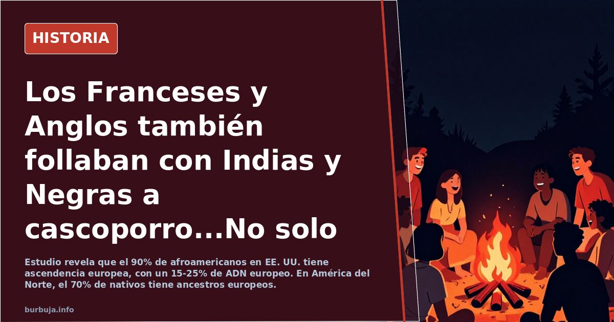 Franceses y anglos también colonizaron y abusaron en América