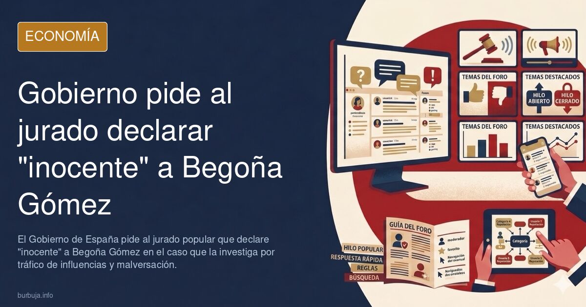 El gobierno le dice al jurado del caso Begoño el veredicto que debe de dictar.