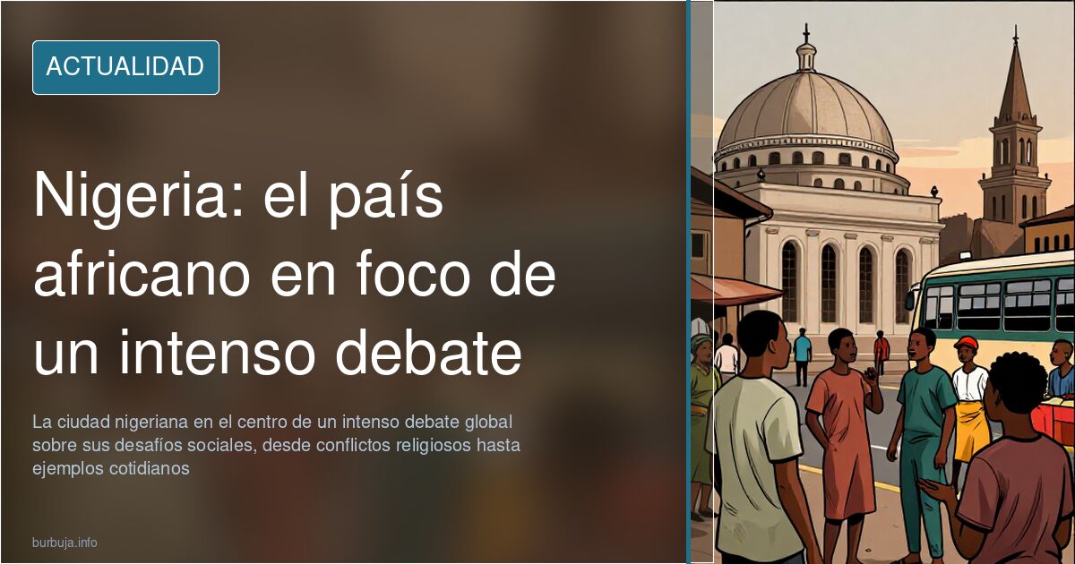Escena editorial que simboliza la complejidad de una gran ciudad africana en presente
