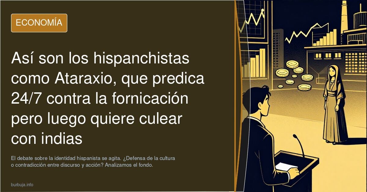 Así son los hislatinistas como Ataraxio, que predica 24/7 contra la fornicación pero luego quiere culear con indias