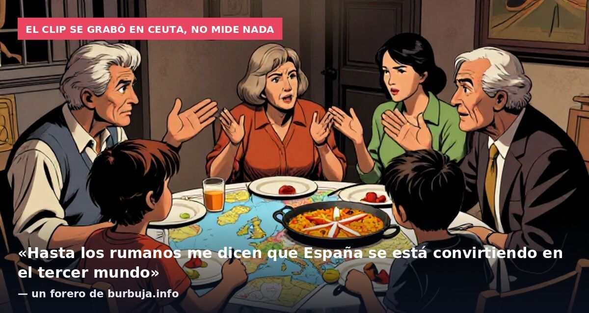El clip se grabó en Ceuta, no mide nada: «Hasta los rumanos me dicen que España se está convirtiendo en el tercer mundo» — un forero de burbuja.info