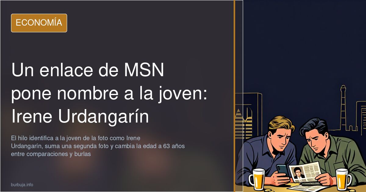 Un enlace de MSN pone nombre a la joven: Irene Urdangarín