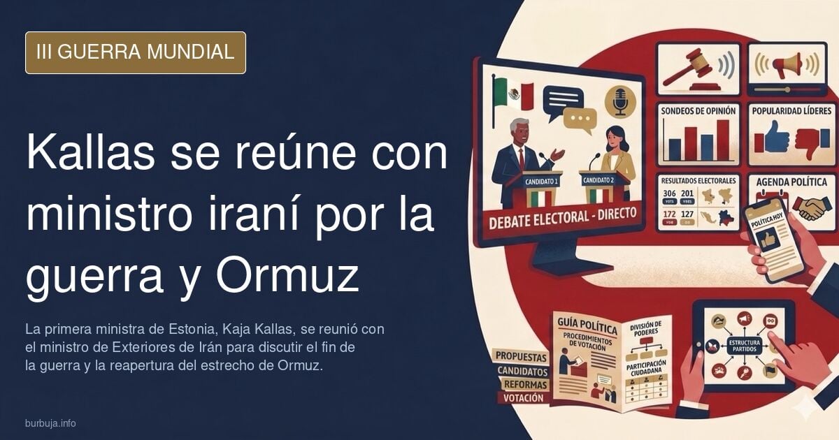 Charo Suprema Kallas "Me he reunido con el ministro de exteriores de Iran"