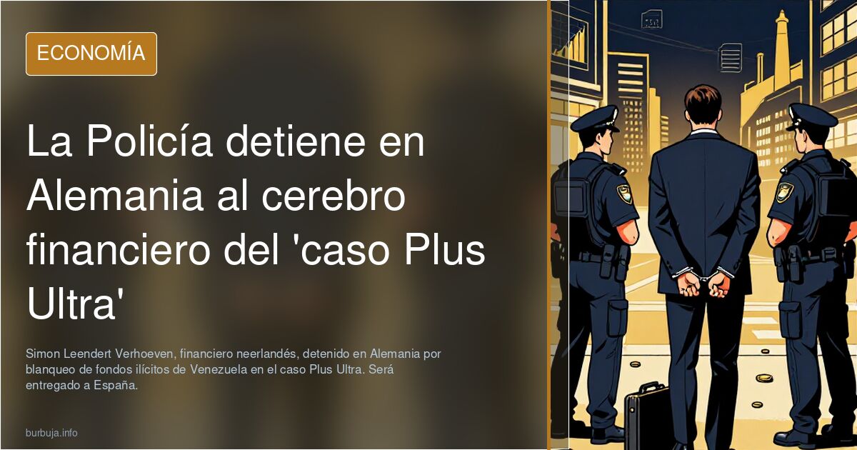 La Policía detiene en Alemania al cerebro financiero del 'caso Plus Ultra'