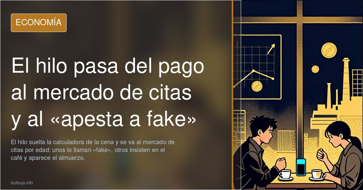 El hilo pasa del pago al mercado de citas y al «apesta a fake»