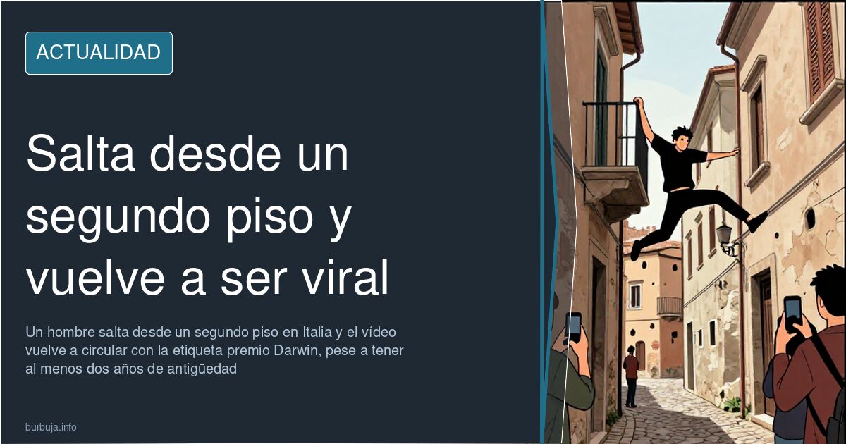 Darwin Award in Italy: The Viral Leap from Two Years Ago
