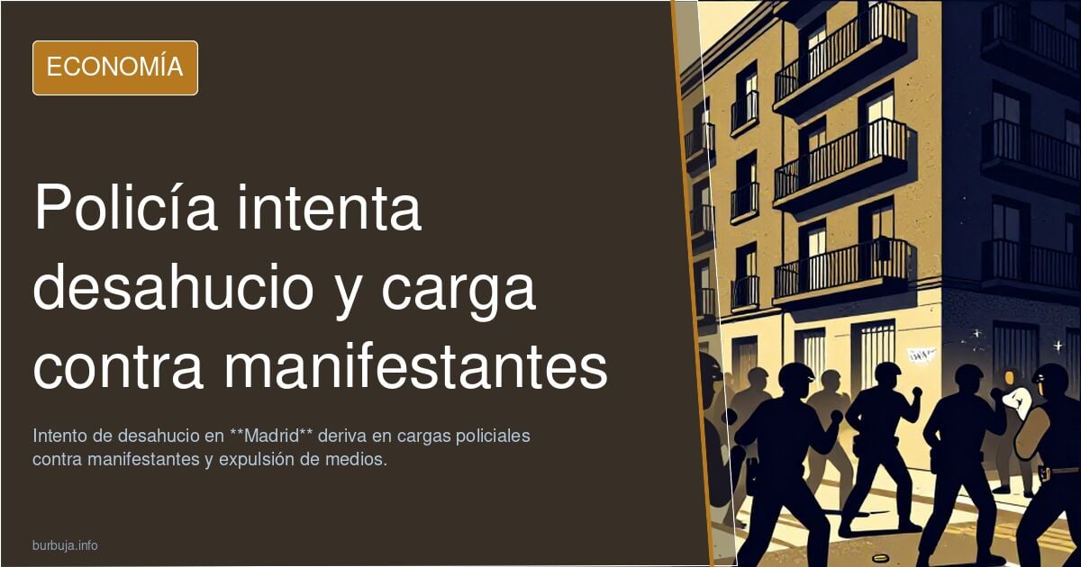 La policía desahucia (o intenta) a una anciana y se lía