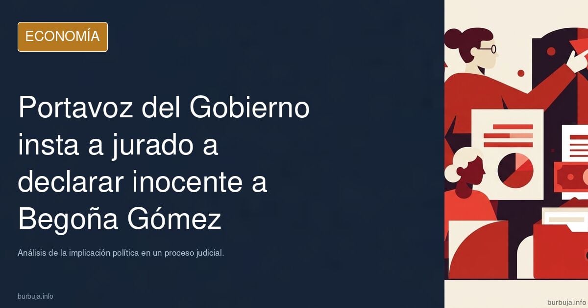 La portavoz del gobierno amenaza veladamente al futuro jurado del juicio a Begoña Gomez