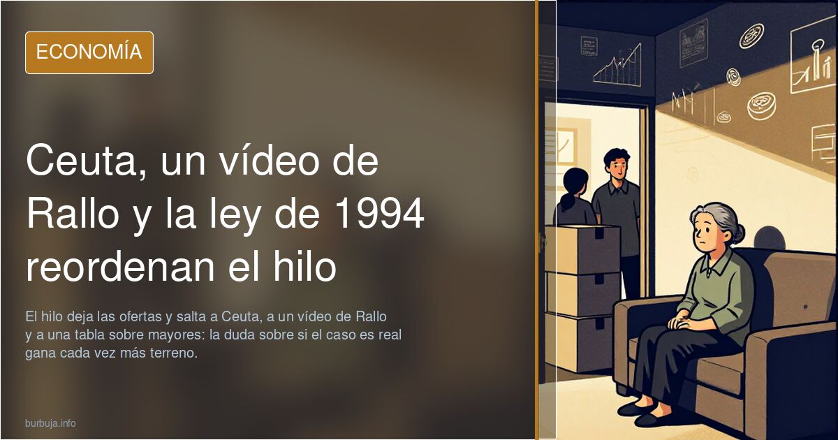 Ceuta, un vídeo de Rallo y la ley de 1994 reordenan el hilo