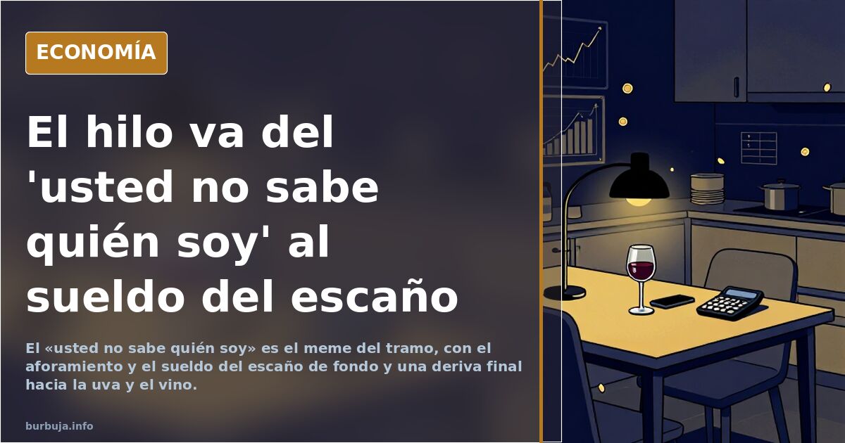 El hilo va del 'usted no sabe quién soy' al sueldo del escaño