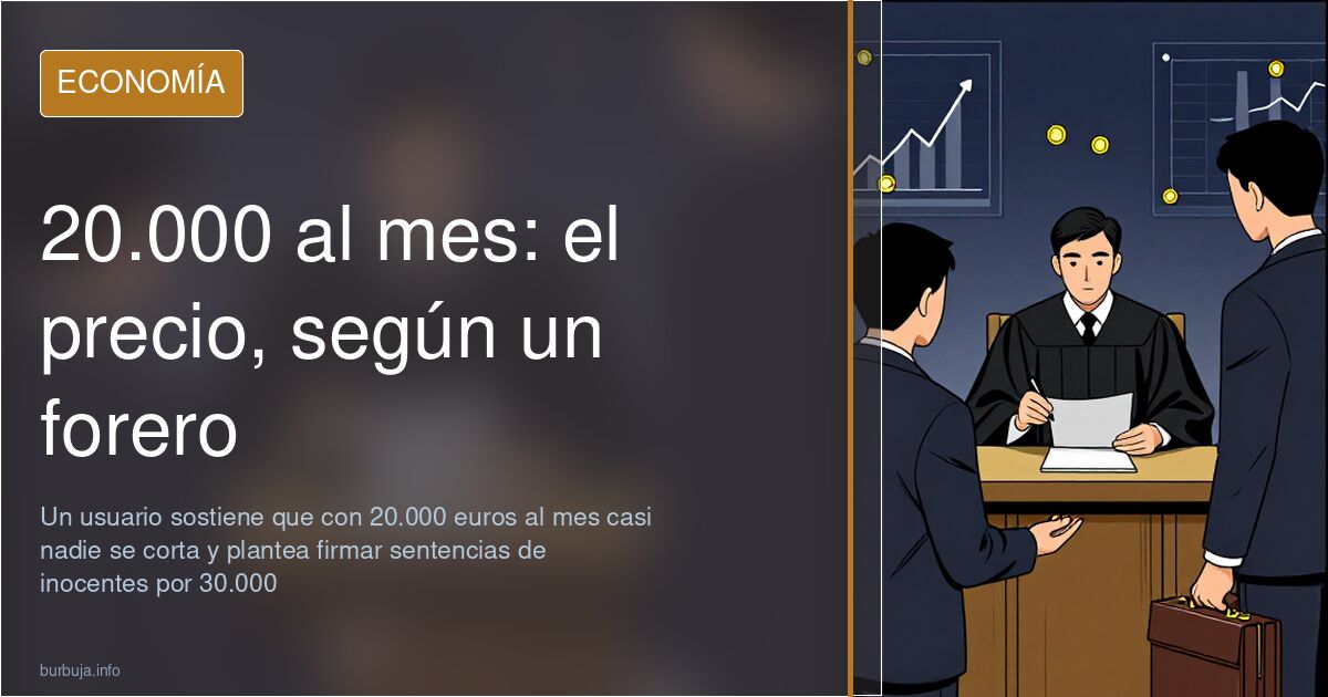 Ilustración editorial de una balanza con monedas de oro frente a una silueta humana, símbolo del precio de la complicidad eco