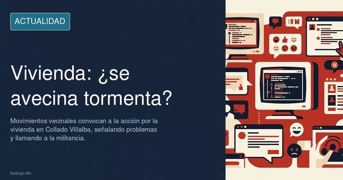 Se va a liar parda por la vivienda