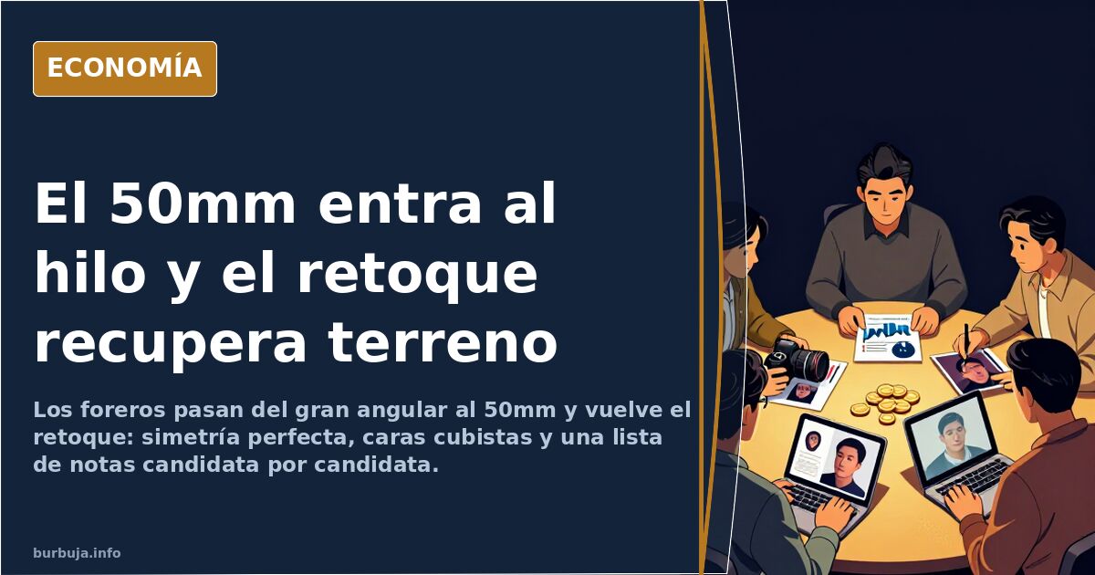 El 50mm entra al hilo y el retoque recupera terreno
