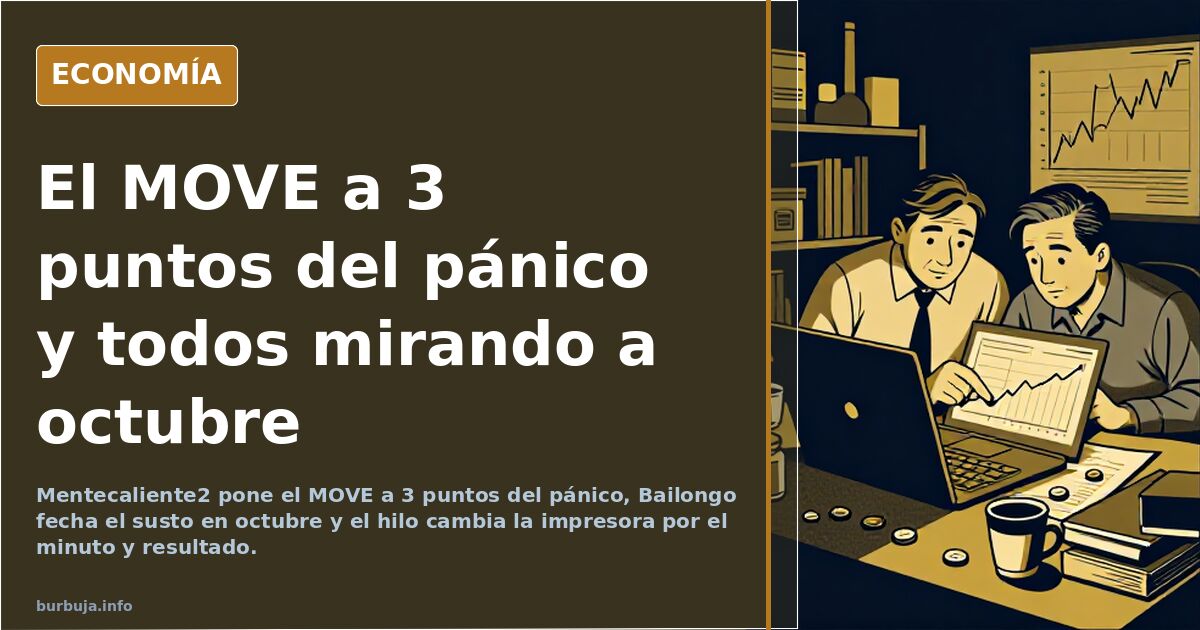 El MOVE a 3 puntos del pánico y todos mirando a octubre