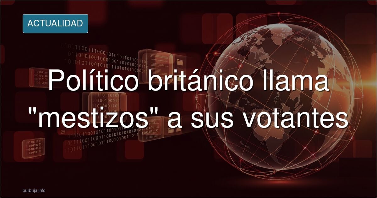 Acoso y derribo a la poblacion nativa de las islas britanicas. "Sois mestizos sin tierra que debeis ir a morir contra Rusia"