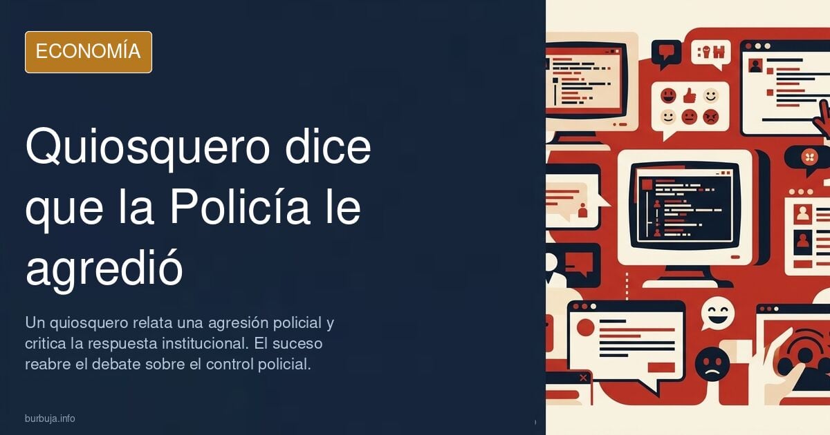 Pablo el Kiosquero mascota de Nacho abad ha cobrado y sale llorando