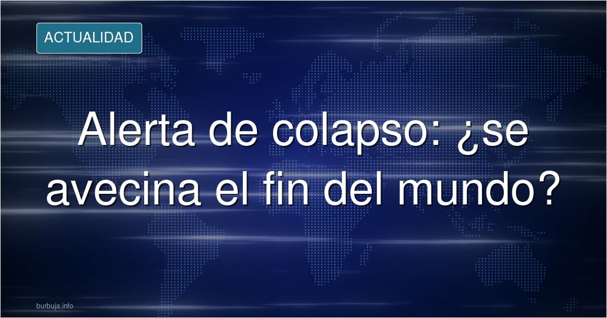 AVISÉ DEL FIN DEL MUNDO Y TODOS RIÉNDOSE........