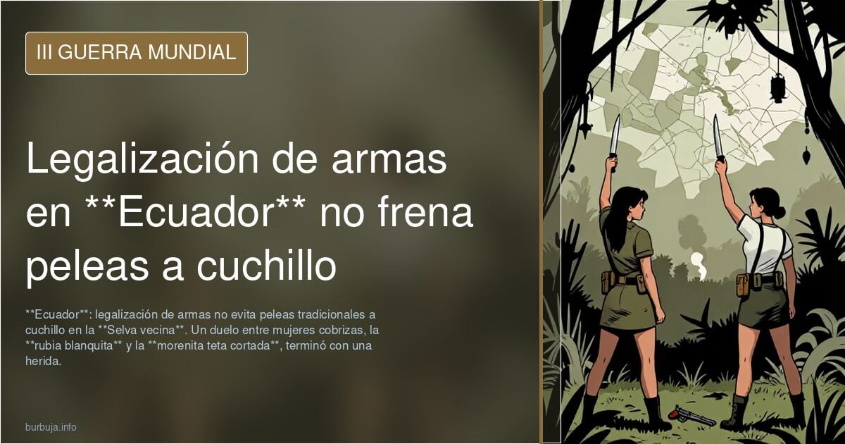 A cuchillo = Duelo entre señoritas cobrizas Rubia blanquita vs Morenita.... pechuga cortada...