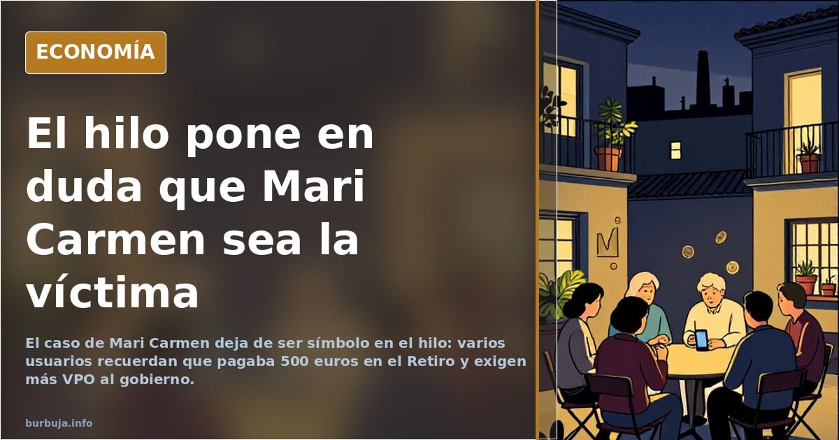 Booom! Mari carmen 87 años incendia la mecha del problema de la vivienda cientos de miles de españoles salen a la calle !!