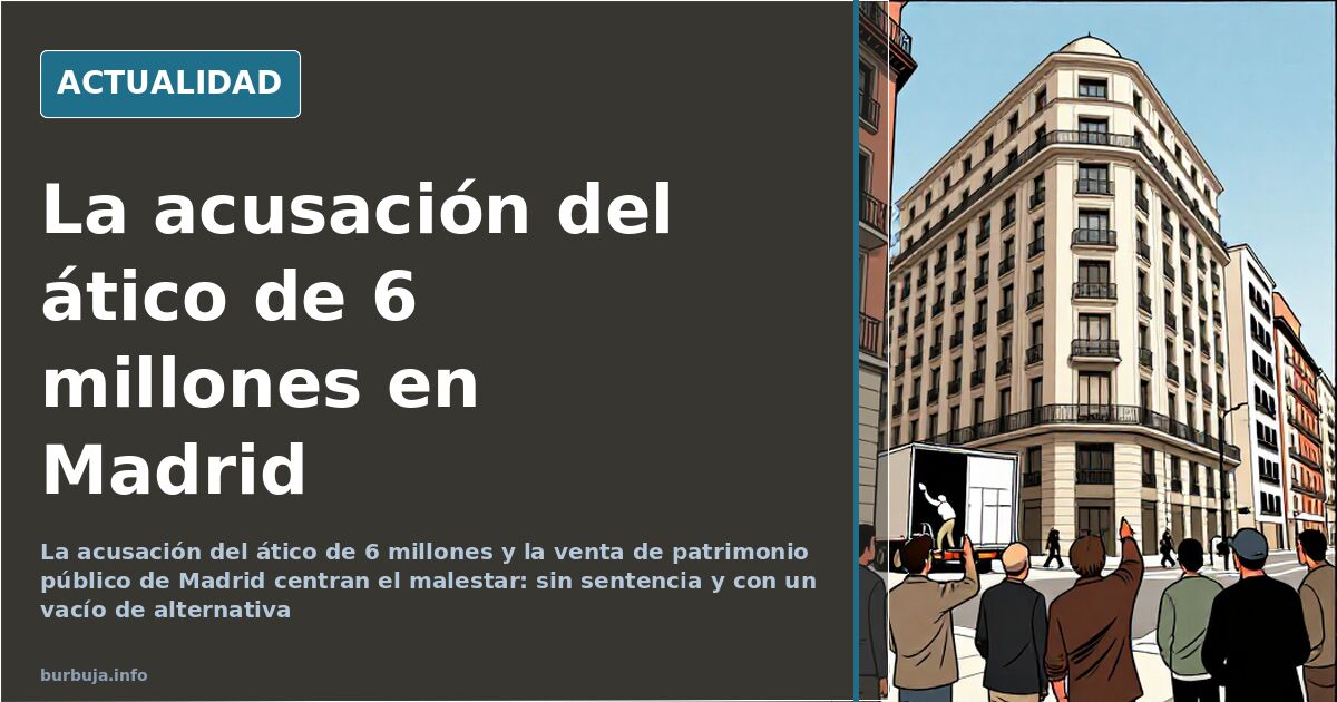 Imagen de archivo de un edificio de viviendas, ilustrativa del debate sobre el patrimonio público en Madrid