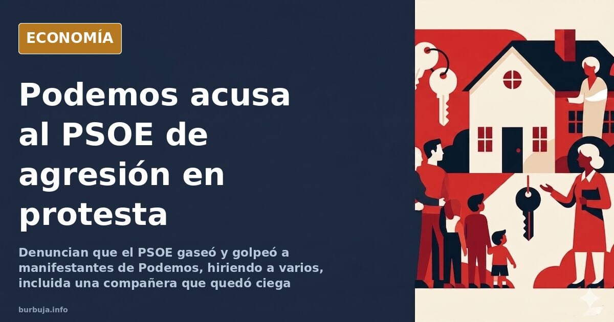 Podemitos gaseados acusan al PSOE