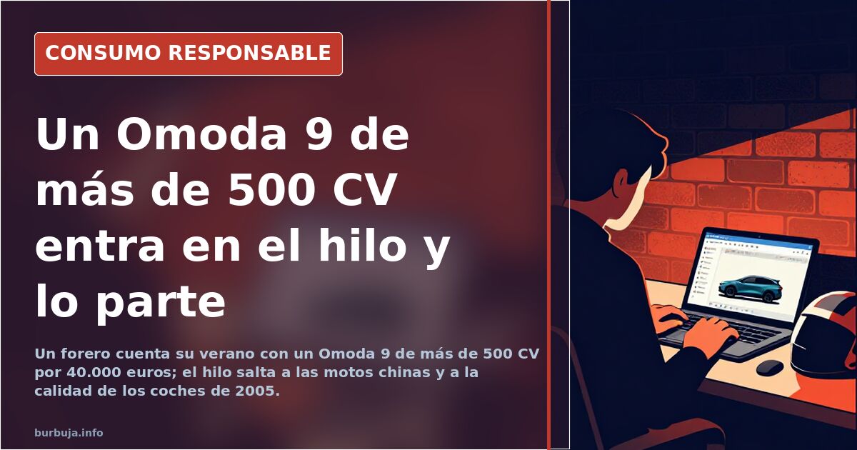 Un Omoda 9 de más de 500 CV entra en el hilo y lo parte
