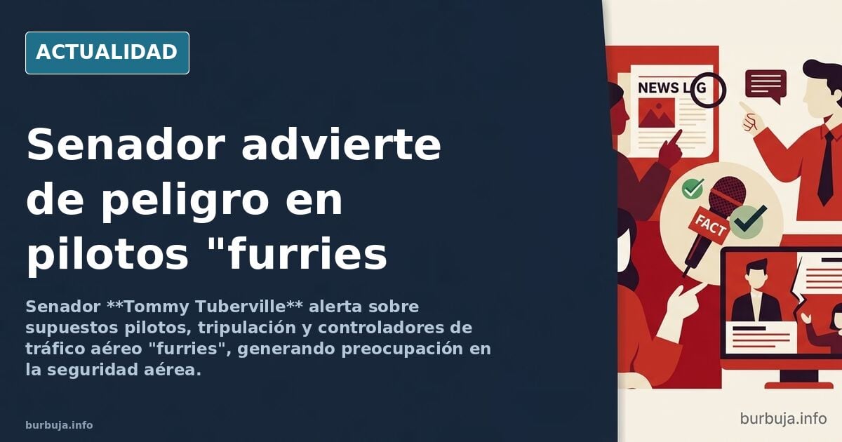 Senador Usano advierte del Peligro de los Pilotos Furries como parte de la campaña a favor de vuelos IA