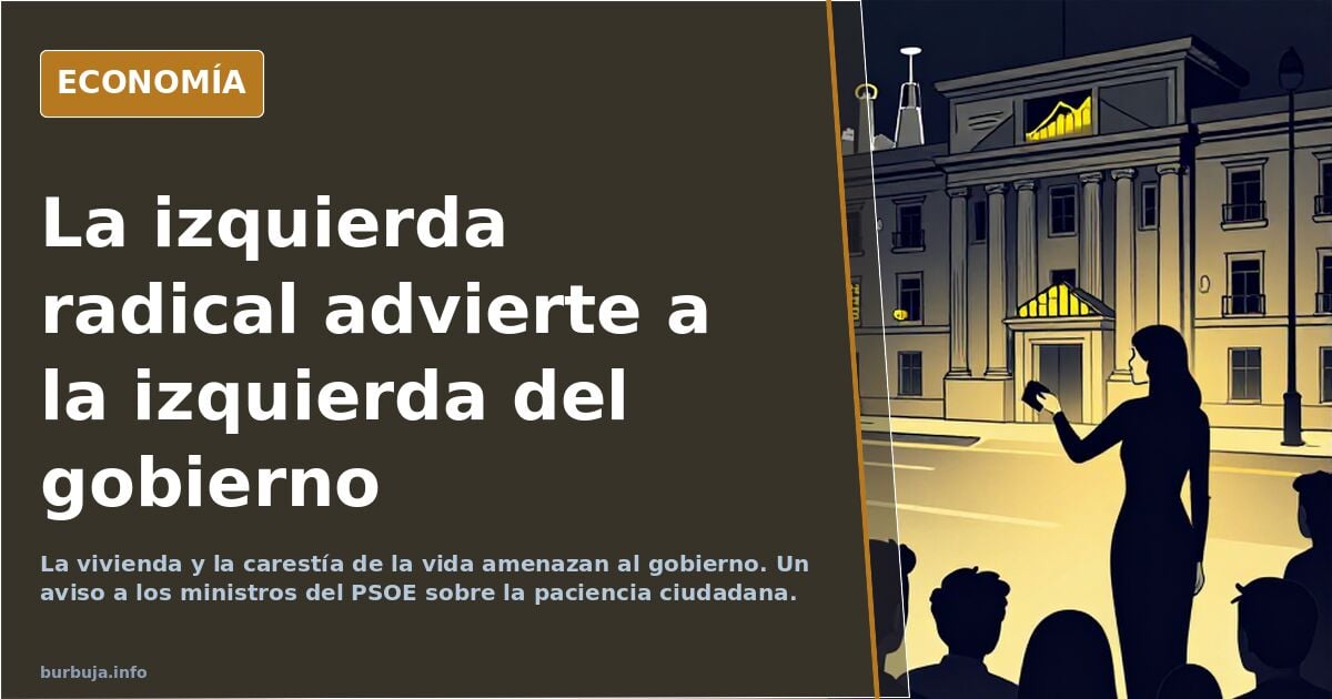 ÚLTIMA HORA La izquierda radical amenaza a la izquierda criminal