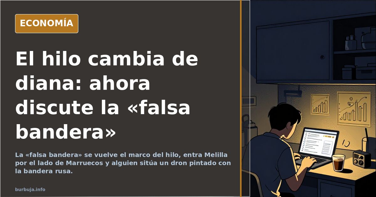 El hilo cambia de diana: ahora discute la «falsa bandera»