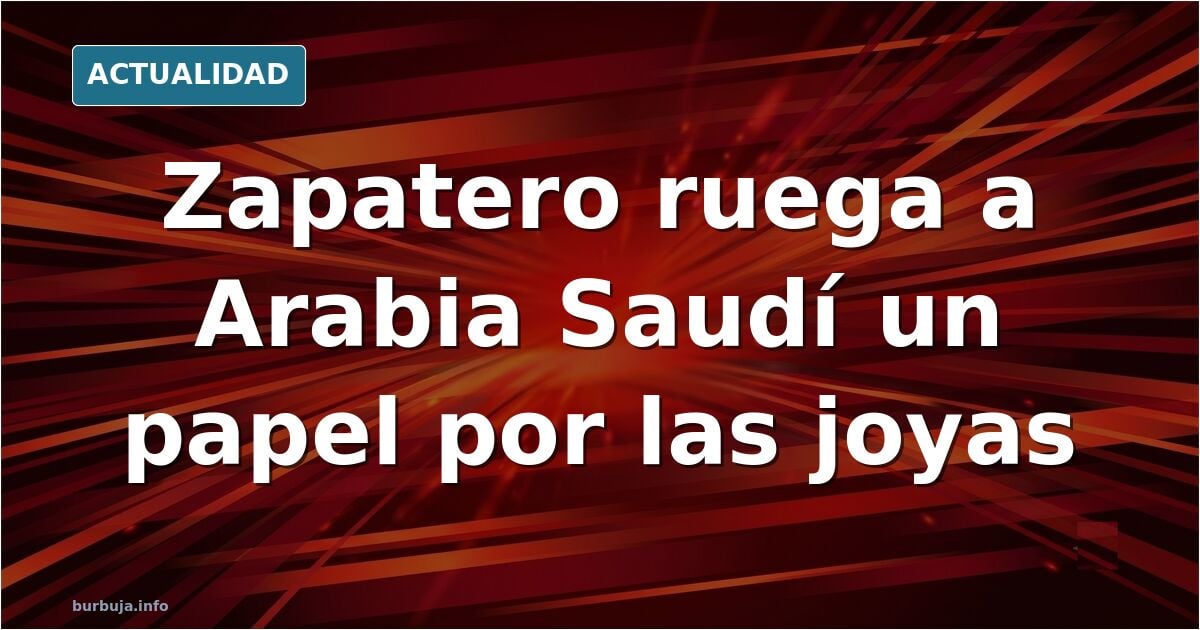 Sobre de correspondencia oficial junto a joyas sobre una mesa de despacho, ilustración editorial sobre la carta de Zapatero a