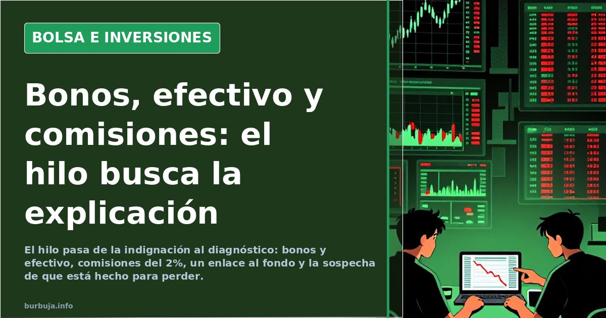 Bonos, efectivo y comisiones: el hilo busca la explicación