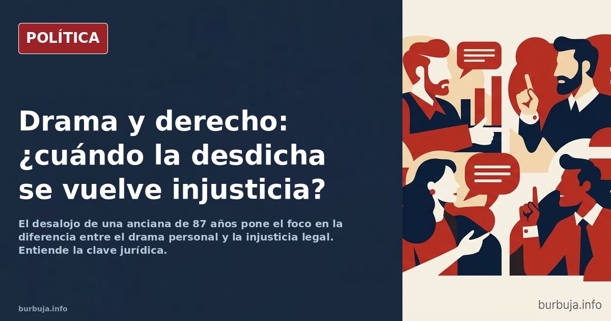Todo drama no es una injusticia (Rebeca Argudo en El ABC)
