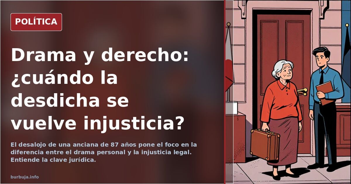 Todo drama no es una injusticia (Rebeca Argudo en El ABC)