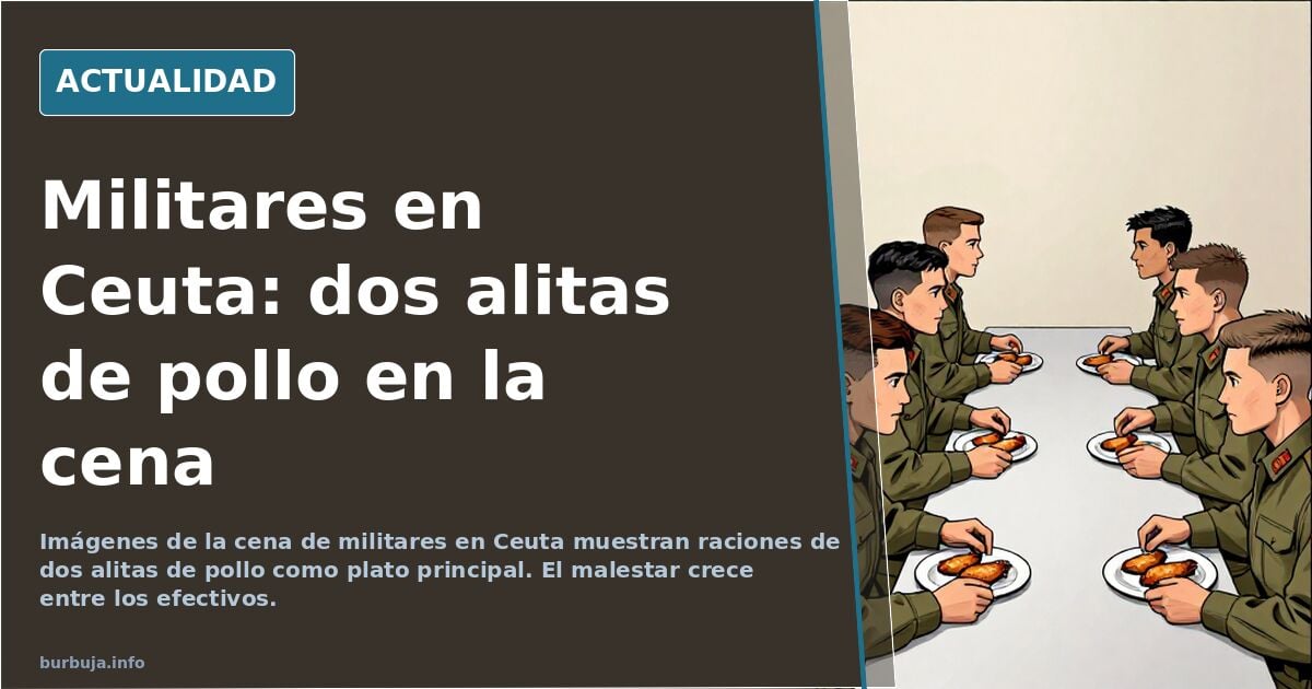La cena de los militares en Ceuta