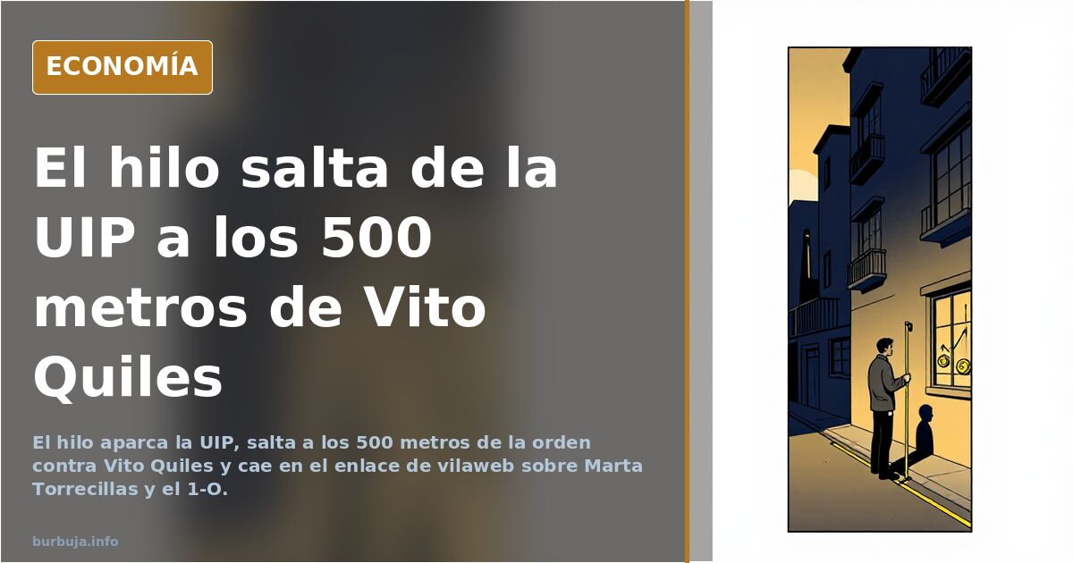 El hilo salta de la UIP a los 500 metros de Vito Quiles