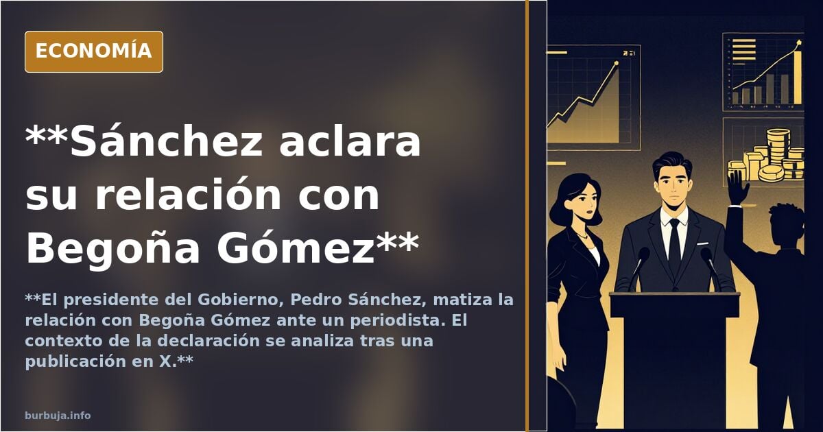Perrito Sánchez reniega de Begoña Gómez dice que  no es su muyer