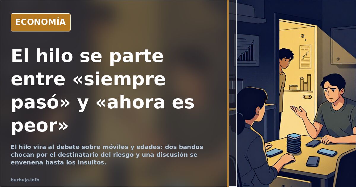 El hilo se parte entre «siempre pasó» y «ahora es peor»