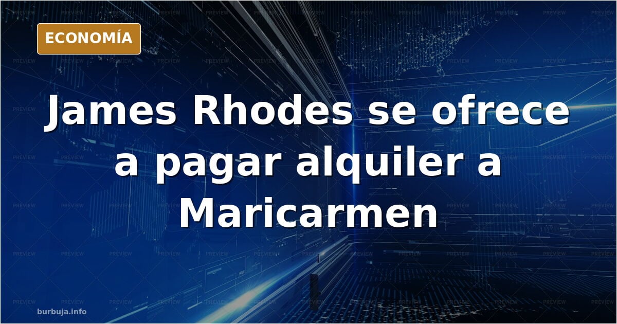 James Rhodes asegura que se ofreció a pagar el alquiler o comprar el piso de plumarmen: "Se comportaron como tiburones"