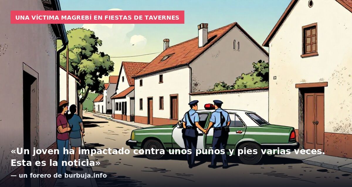 Una víctima magrebí en fiestas de Tavernes: «Un joven ha impactado contra unos puños y pies varias veces. Esta es la noticia» — un forero de burbuja.info
