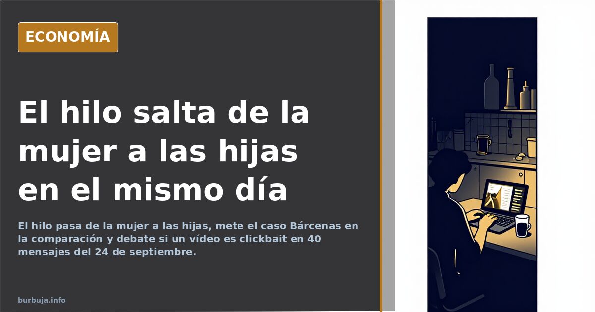El hilo salta de la mujer a las hijas en el mismo día