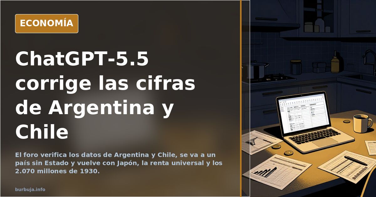 ChatGPT-5.5 corrige las cifras de Argentina y Chile