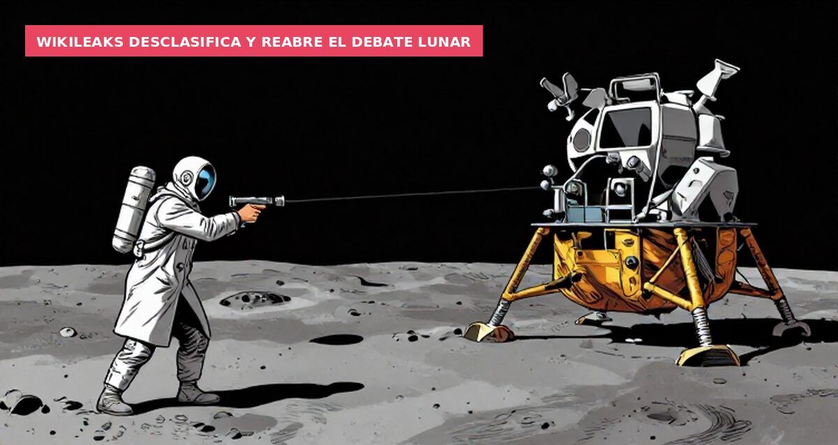 Wikileaks desclasifica y reabre el debate lunar