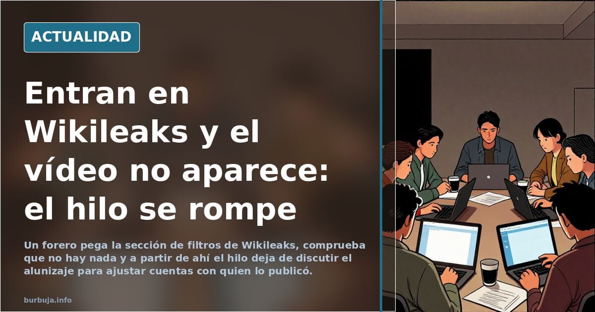 Había expectación por ver qué iba a desclasificar Julián Assange en su regreso a Wikileaks.
Y no ha decepcionado.