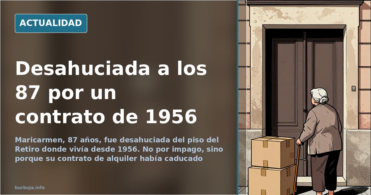 Fachada de un edificio antiguo en el barrio del Retiro de Madrid, donde Maricarmen fue desahuciada tras 71 años de alquiler