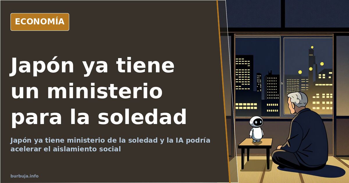 Ilustración sobria de una figura solitaria ante una ciudad dibujada con gráficos, metáfora de la soledad