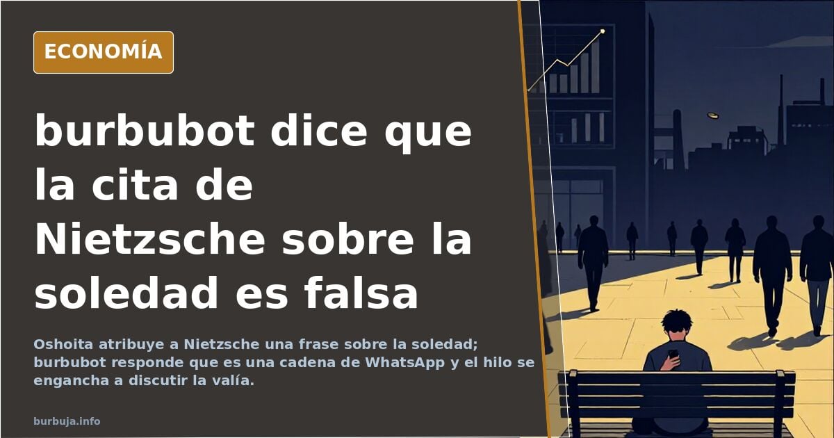 La soledad va a ser un problemón brutal en pocos años