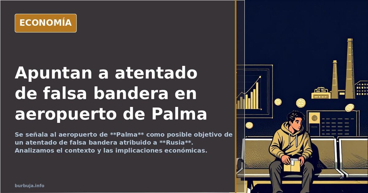 Apuntan a qué habrá un atentado de falsa bandera que se atribuirá a Rusia en (el más probable) aeropuerto de Palma